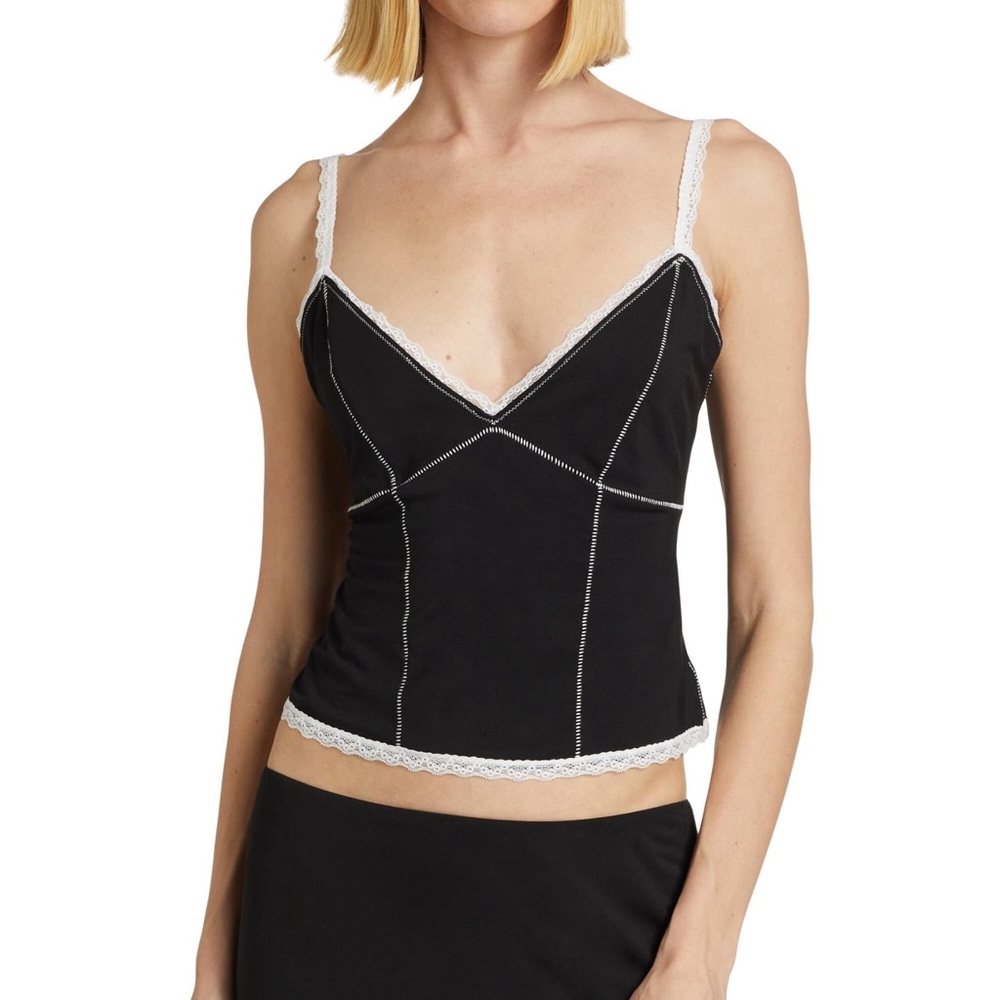 Danielle Guizio DAINTY LACE CAMISOLE